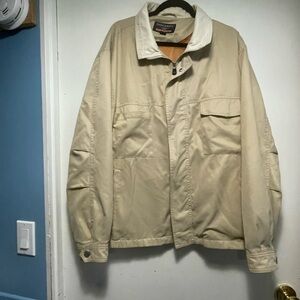 Dockers Men's Beige Spring Light weight Cream Jacket